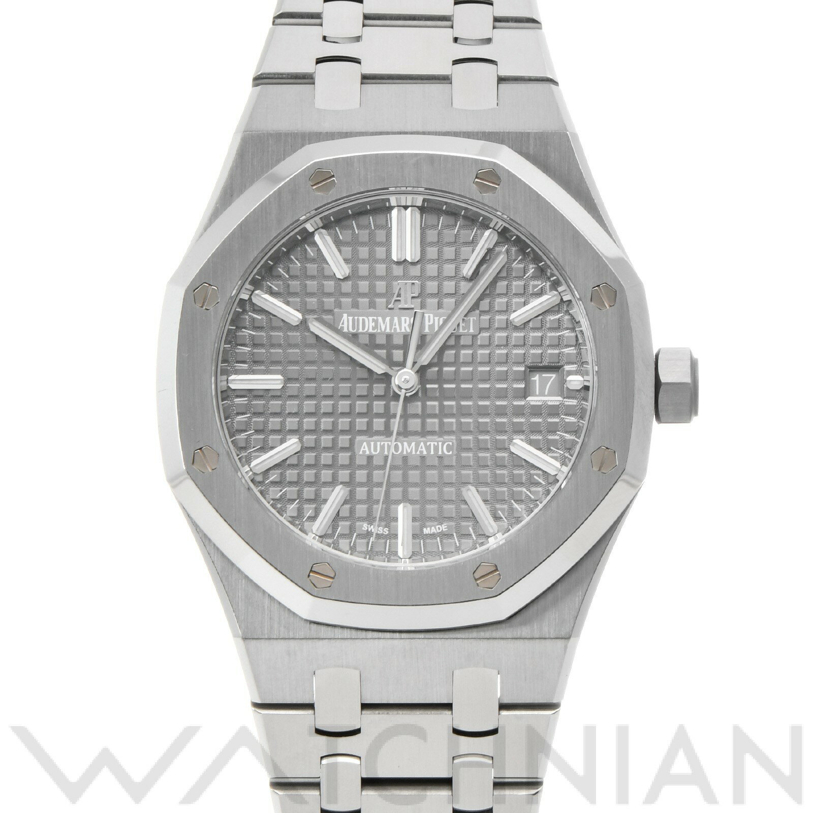 【中古】 オーデマ ピゲ AUDEMARS PIGUET ロイヤルオーク 15450ST.OO.1256ST.02 ルテニウムグレー ユニセックス 腕時計