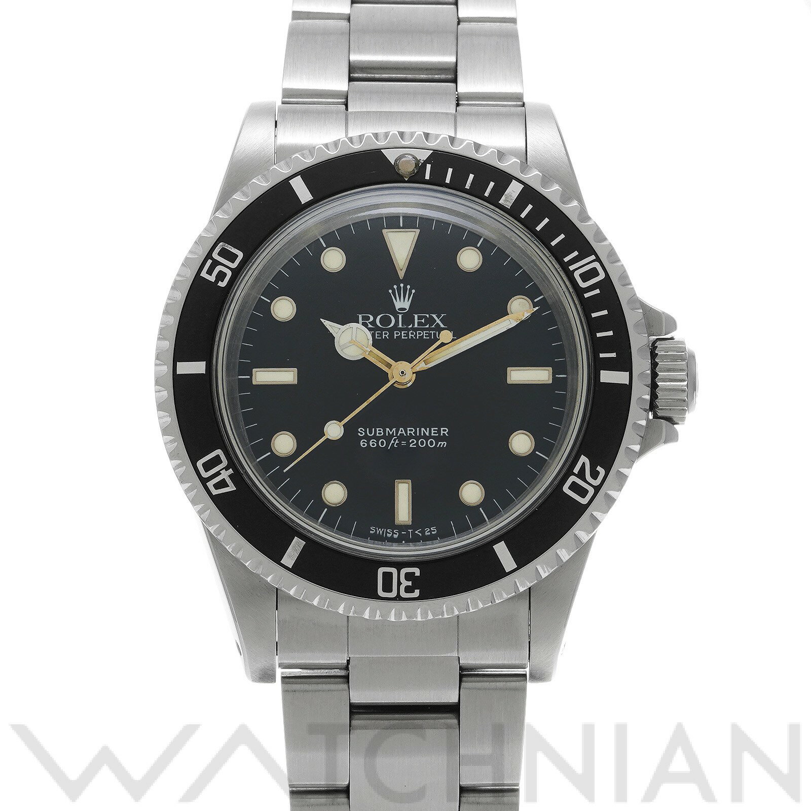 【中古】 ロレックス ROLEX サブマリーナ スパイダーダイヤル 5513 95番台(1986年頃製造) ブラック メンズ 腕時計