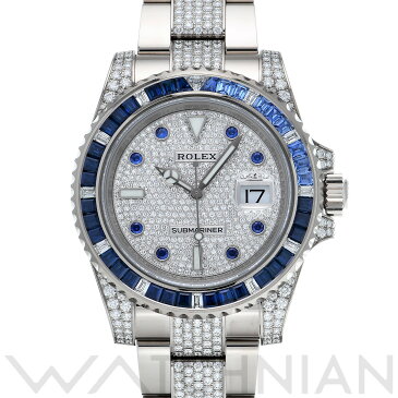【最大30,000円OFFクーポン配布中 11/1 0:00〜11/2 09:59】【中古】 ロレックス ROLEX サブマリーナ デイト 116659SABR ランダムシリアル パヴェダイヤモンド/サファイア メンズ 腕時計