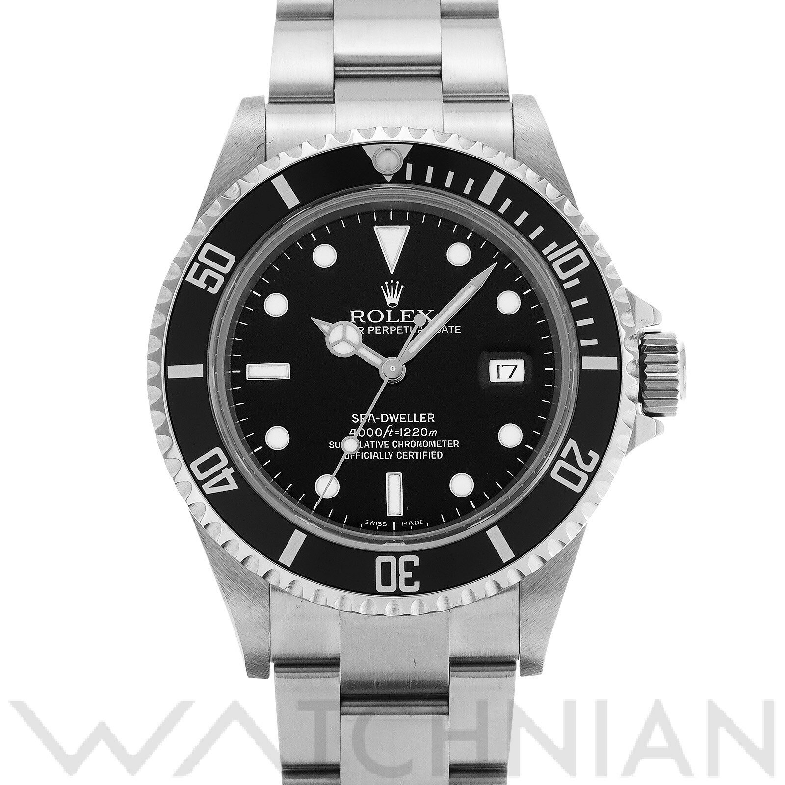 【中古】 ロレックス ROLEX シードゥエラー 16600 M番(2007年頃製造) ブラック メンズ 腕時計