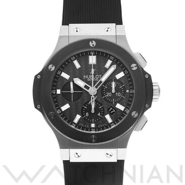 【WATCHNIAN誕生記念 全品P2倍 〜8/23】【中古】 ウブロ HUBLOT ビッグバン スチール セラミック 301.SM.1770.RX ブラックカーボン メンズ 腕時計