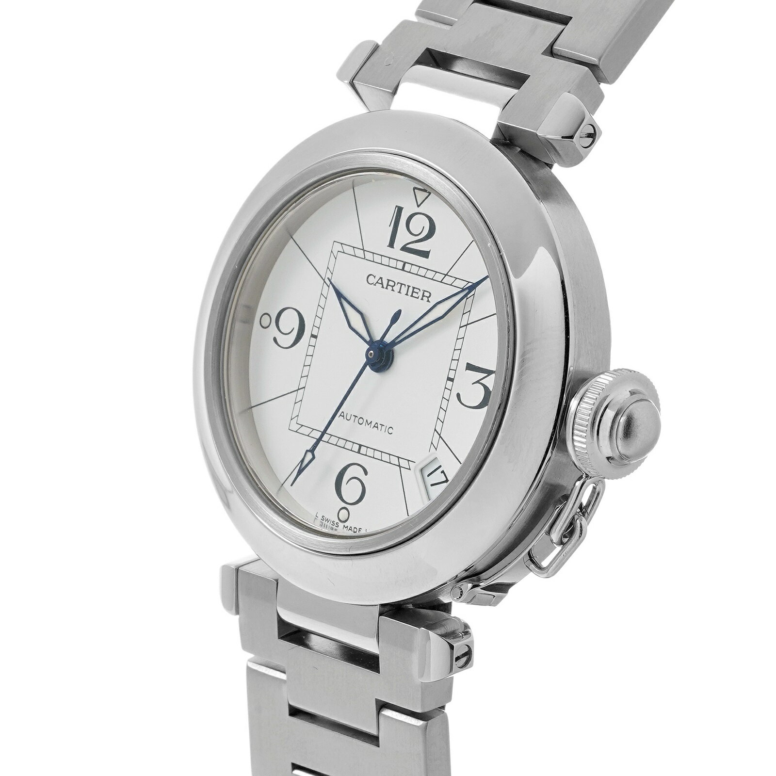 【中古】 カルティエ CARTIER パシャC W31074M7 ホワイト ユニセックス 腕時計