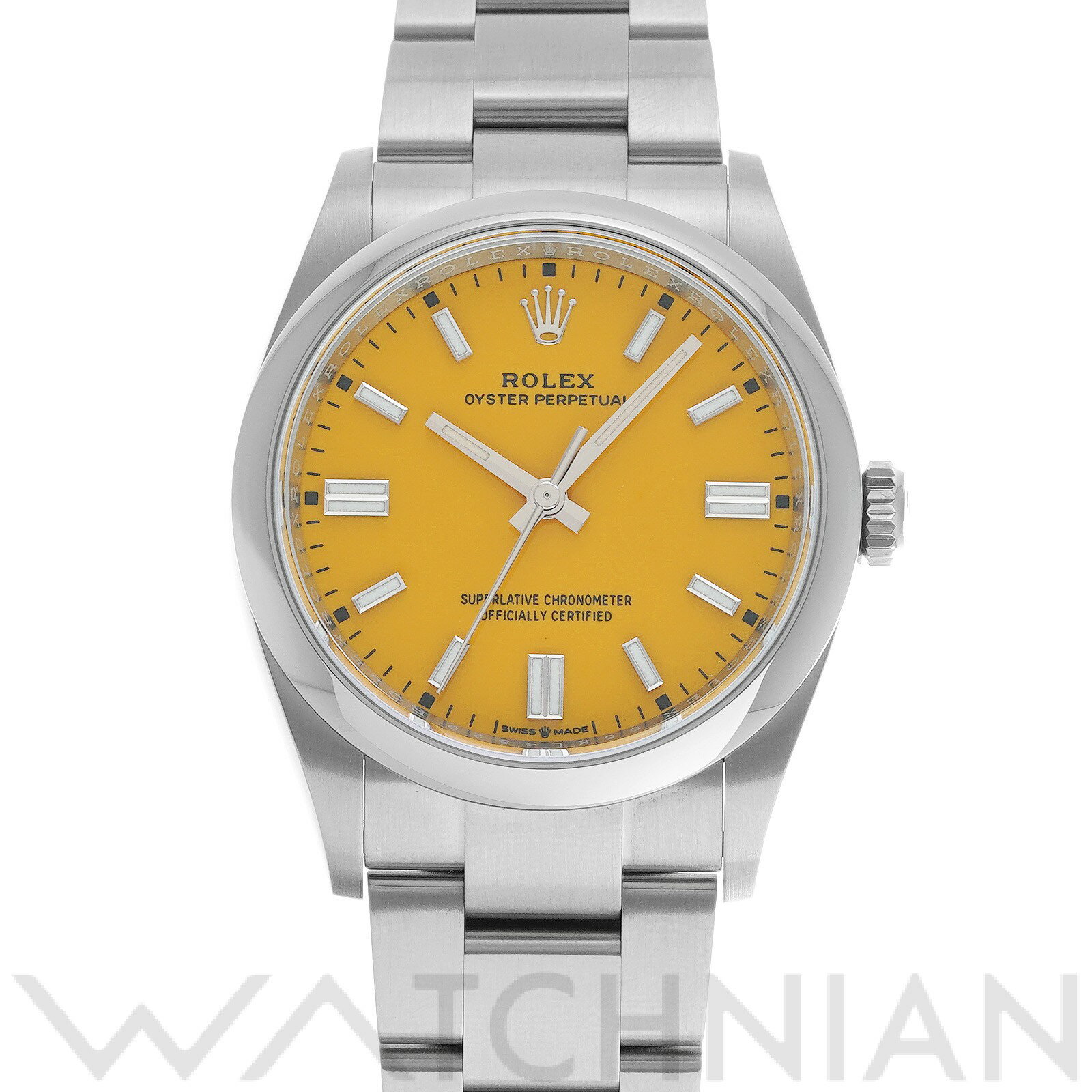 【未使用品】 ロレックス ROLEX オイスターパーペチュアル 36 126000 ランダムシリアル イエロー メンズ 腕時計