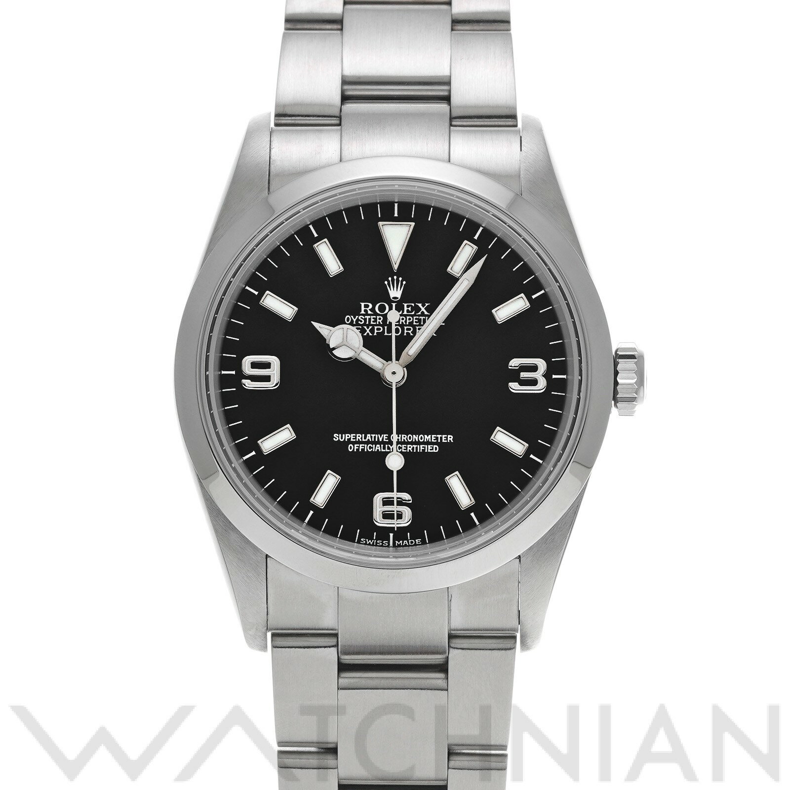 【中古】 ロレックス ROLEX エクスプローラー 114270 K番(2002年頃製造) ブラック メンズ 腕時計