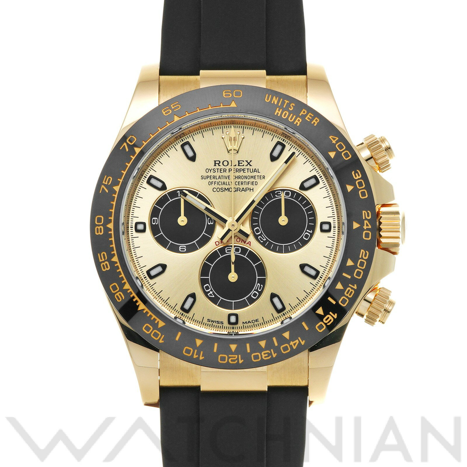 【中古】 ロレックス ROLEX コスモグラフ デイトナ 116518LN ランダムシリアル シャンパン/ブラック メンズ 腕時計