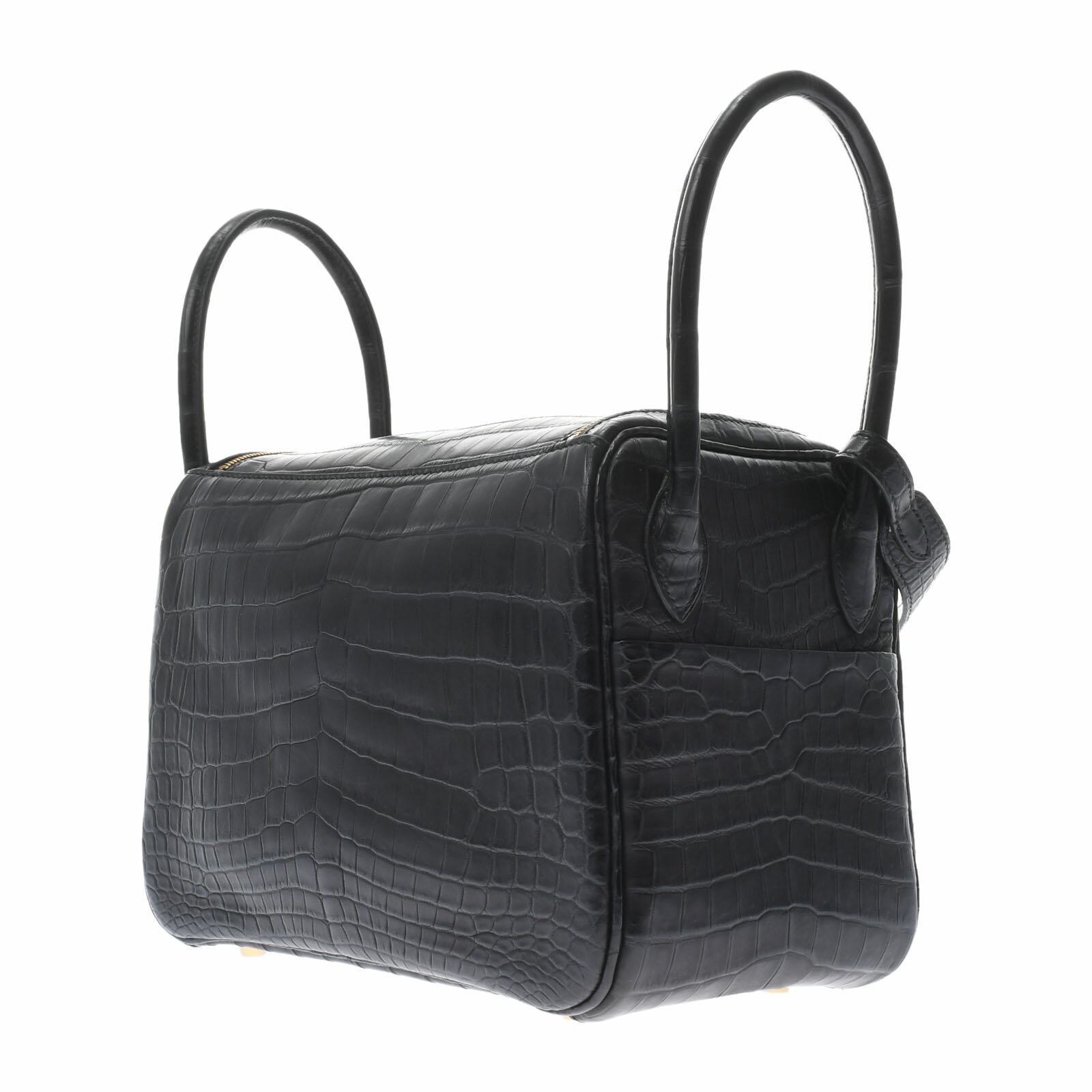 【WATCHNIAN誕生記念 全品P2倍 〜8/23】【中古】 エルメス HERMES リンディ 26 2WAY 黒/ゴールド金具 ニロティカスマット レディース ショルダーバッグ