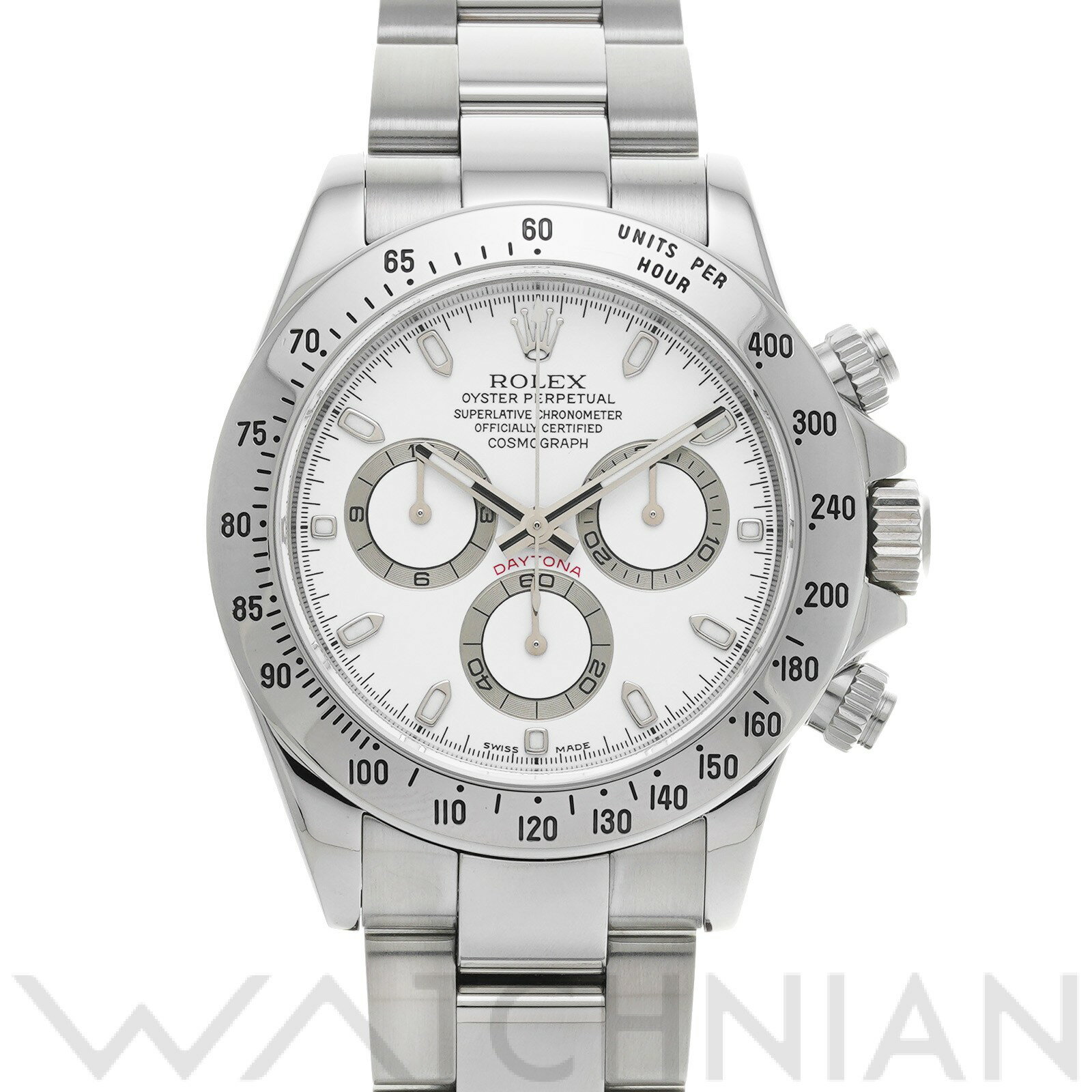 【中古】 ロレックス ROLEX コスモグラフ デイトナ 116520 D番(2005年頃製造) ホワイト メンズ 腕時計