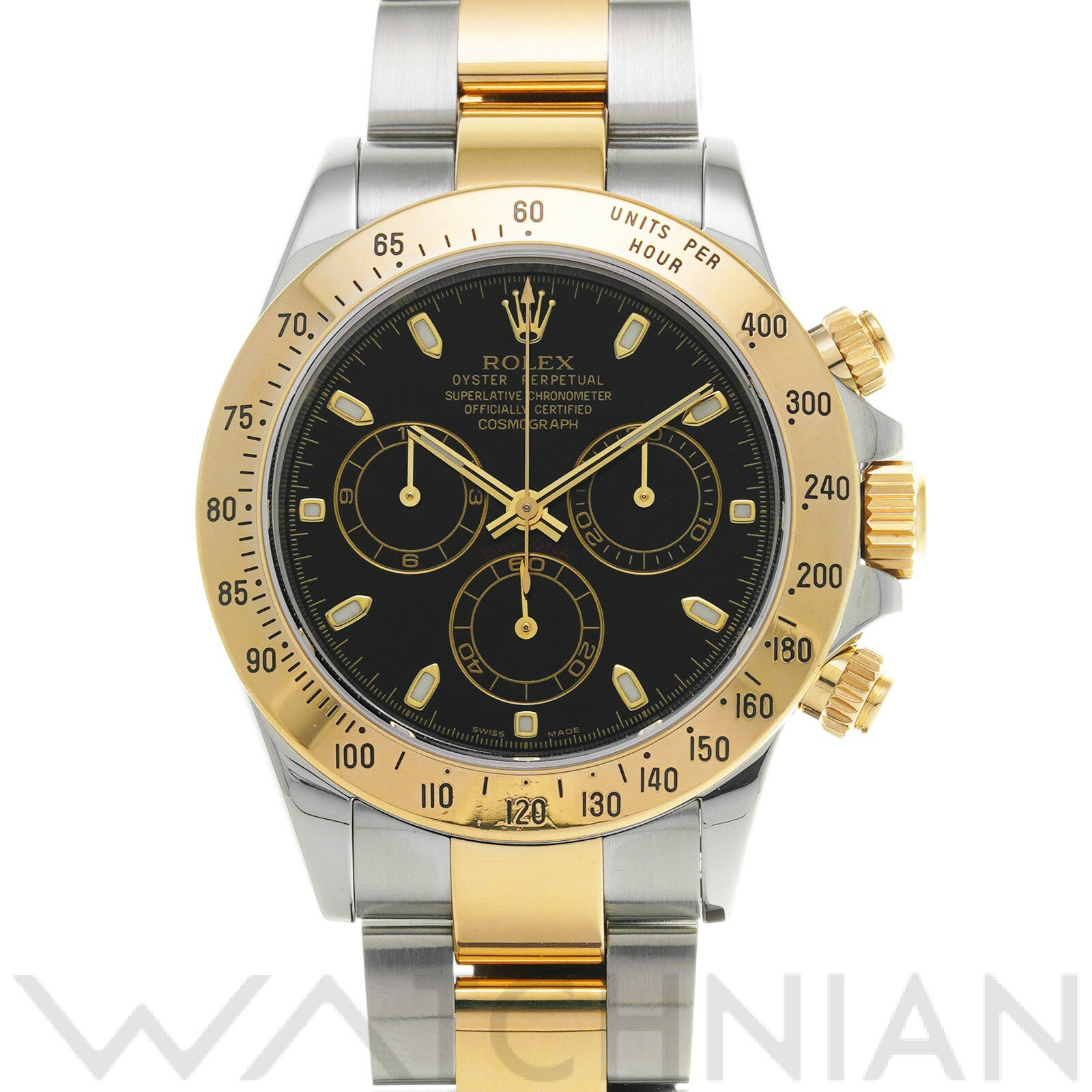 【中古】 ロレックス ROLEX コスモグラフ デイトナ 116523 P番(2001年頃製造) ブラック メンズ 腕時計