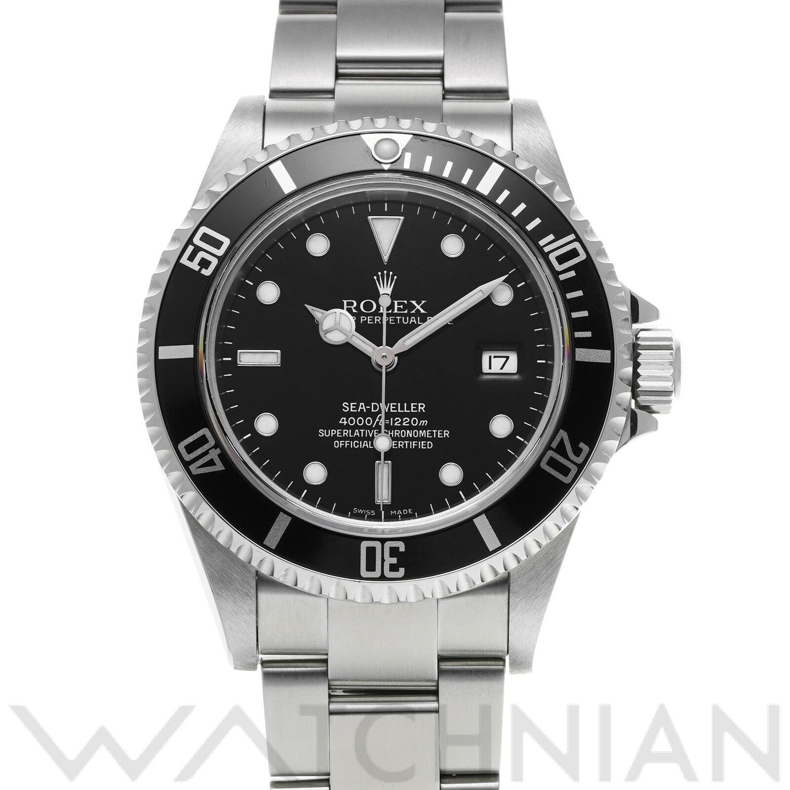 【中古】 ロレックス ROLEX シードゥエラー 16600 D番(2005年頃製造) ブラック メンズ 腕時計