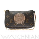 【中古】 ルイ ヴィトン LOUIS VUITTON モノグラム ミニポシェットアクセソワール T&B ブラウン M60153 モノグラムキャンバス レディース アクセサリーポーチ