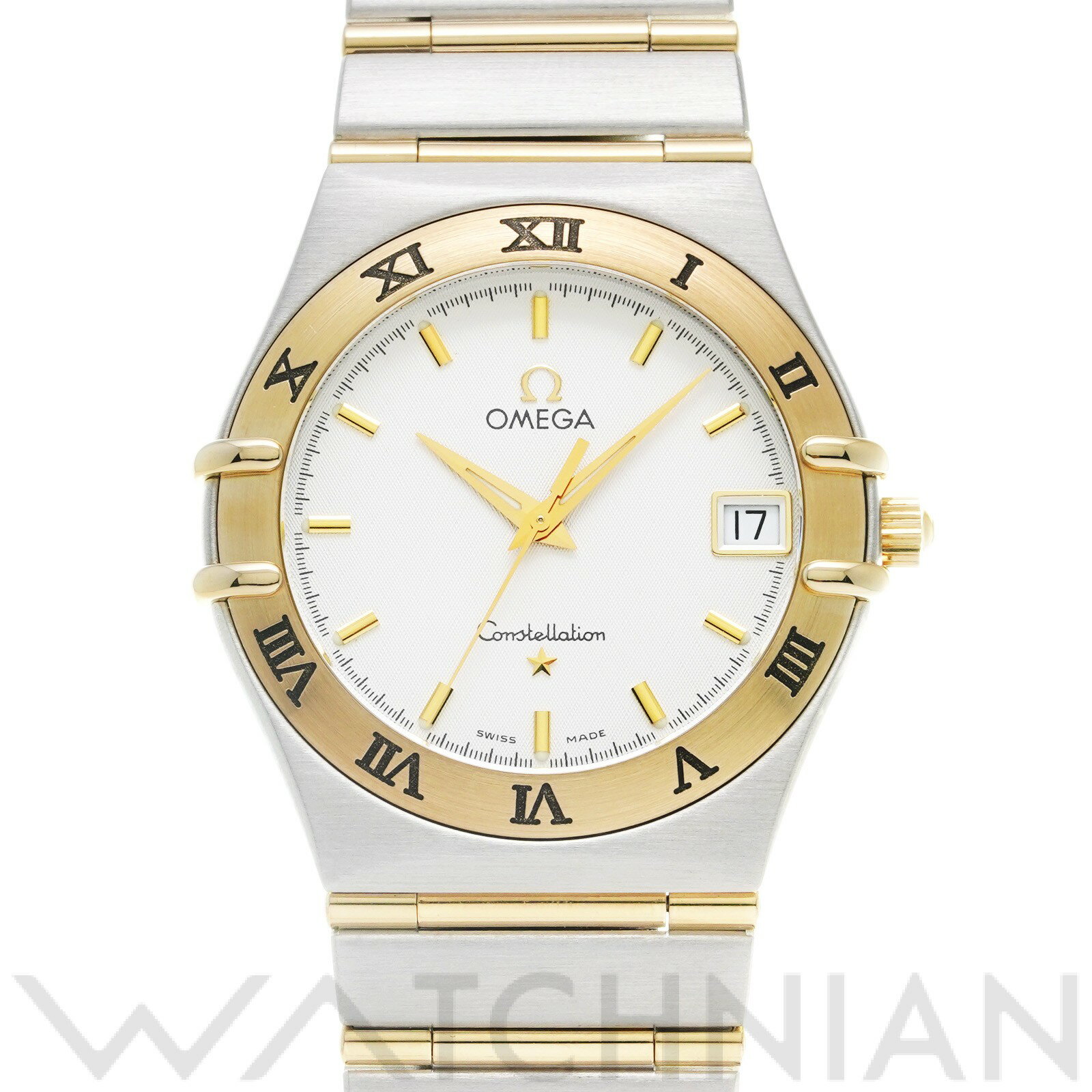 【WATCHNIAN誕生記念 全品P2倍 〜8/23】【中古】 オメガ OMEGA コンステレーション 95 1212.30 シルバー メンズ 腕時計