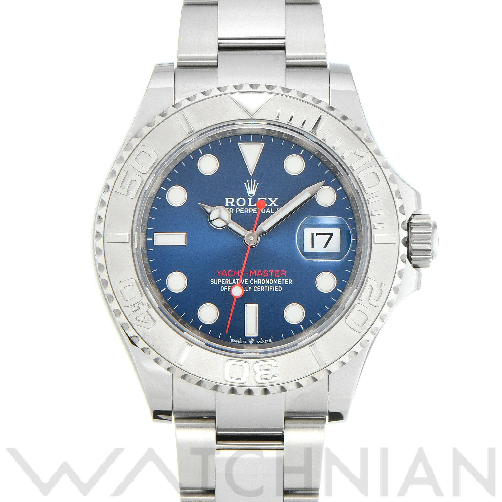 【4種選べるクーポン＆P2倍 5/20】【中古】 ロレックス ROLEX ヨットマスター 40 126622 ランダムシリアル ブライトブルー メンズ 腕時計