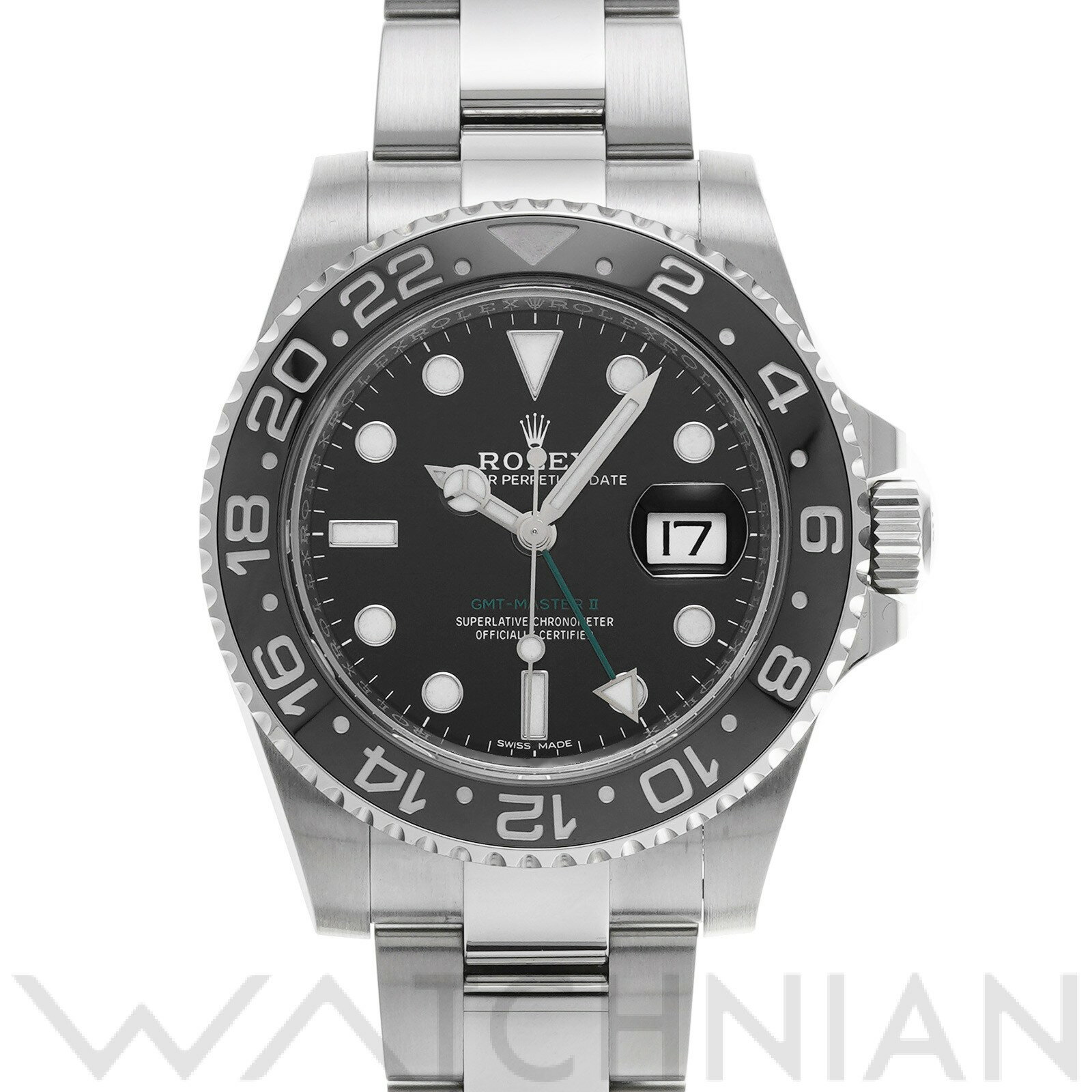 【中古】 ロレックス ROLEX GMTマスターII 116710LN ランダムシリアル ブラック  ...