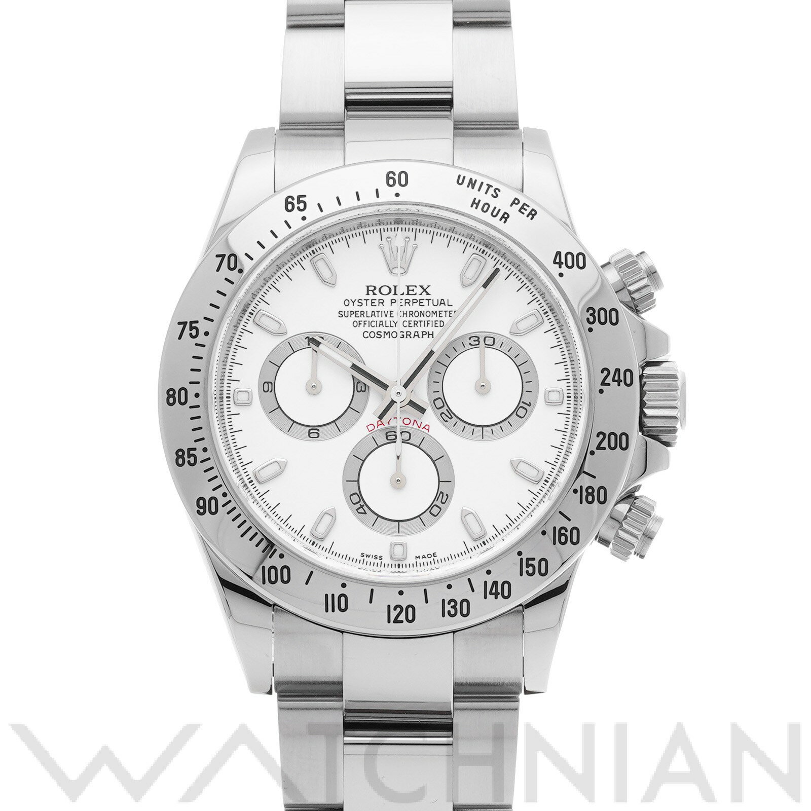 【中古】 ロレックス ROLEX コスモグラフ デイトナ 116520 V番(2009年頃製造) ホワイト メンズ 腕時計