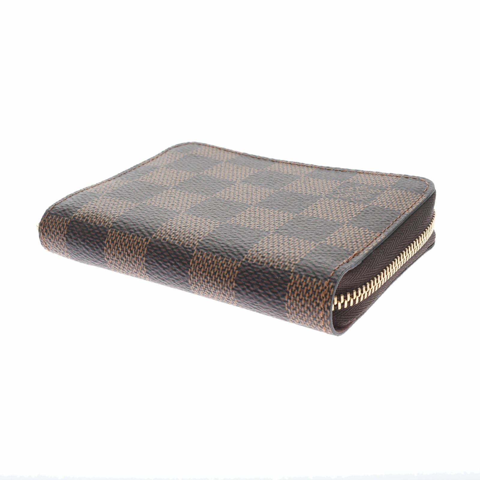 【未使用品】 ルイ ヴィトン LOUIS VUITTON ダミエ ジッピーコインパース ブラウン N60213 ダミエキャンバス ユニセックス コインケース