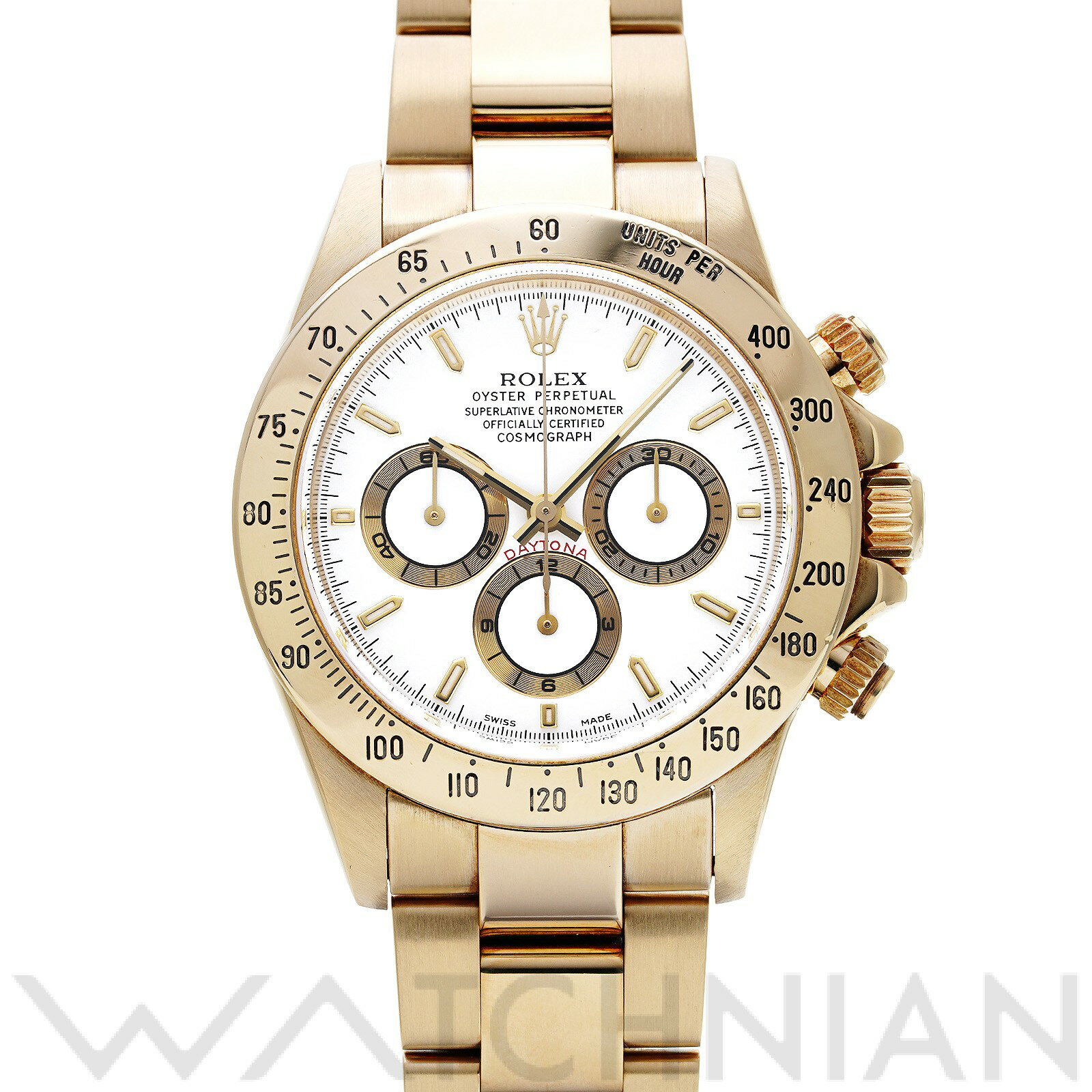 【中古】 ロレックス ROLEX コスモグラフ デイトナ 16528 A番(1999年頃製造) ホワイト メンズ 腕時計