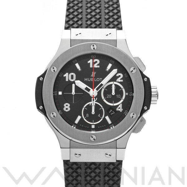 【WATCHNIAN誕生記念 全品P2倍 〜8/23】【中古】 ウブロ HUBLOT ビッグバン スチール 301.SX.130.RX マットブラック メンズ 腕時計