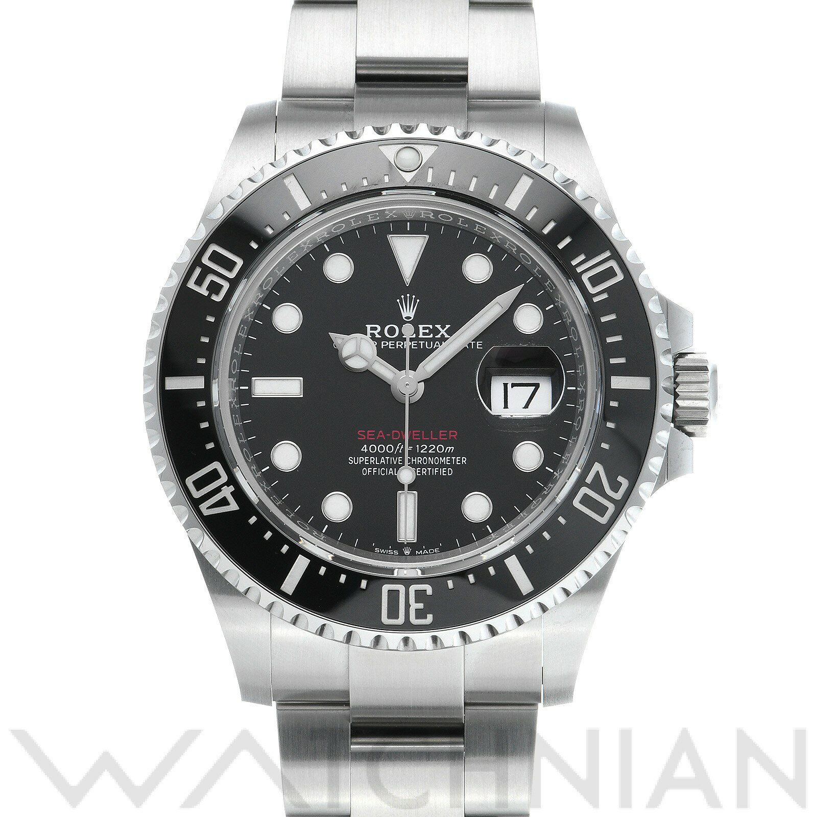 【4種選べるクーポン＆P2倍 5/20】【中古】 ロレックス ROLEX シードゥエラー 126600 ランダムシリアル ブラック メンズ 腕時計