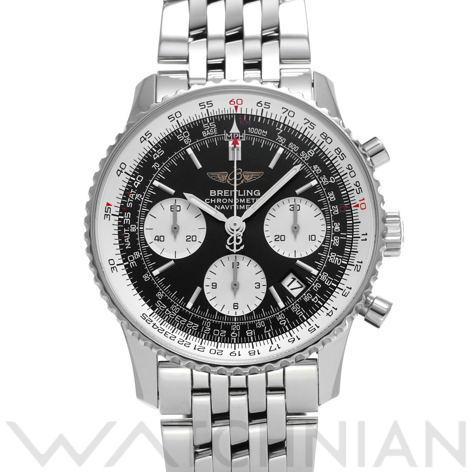 【中古】 ブライトリング BREITLING ナビタイマー A232B35NP ブラック/シルバー  ...