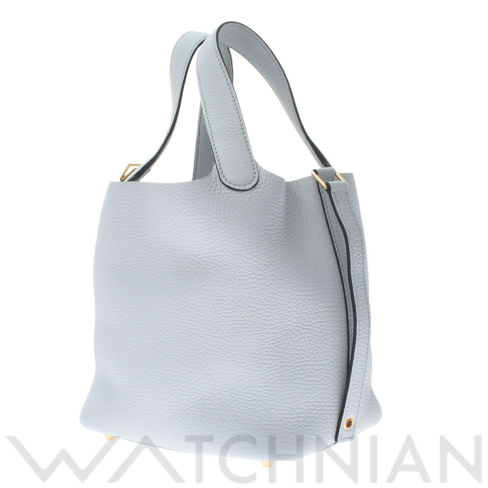 【新品】 エルメス HERMES ピコタンロックPM ブルーペール/ゴールド金具 トリヨンクレマンス レディース ハンドバッグのサムネイル
