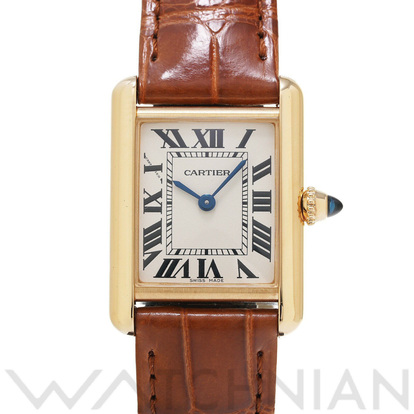 【中古】 カルティエ CARTIER タンク ルイ カルティエ SM W1529856 シルバー レディース 腕時計