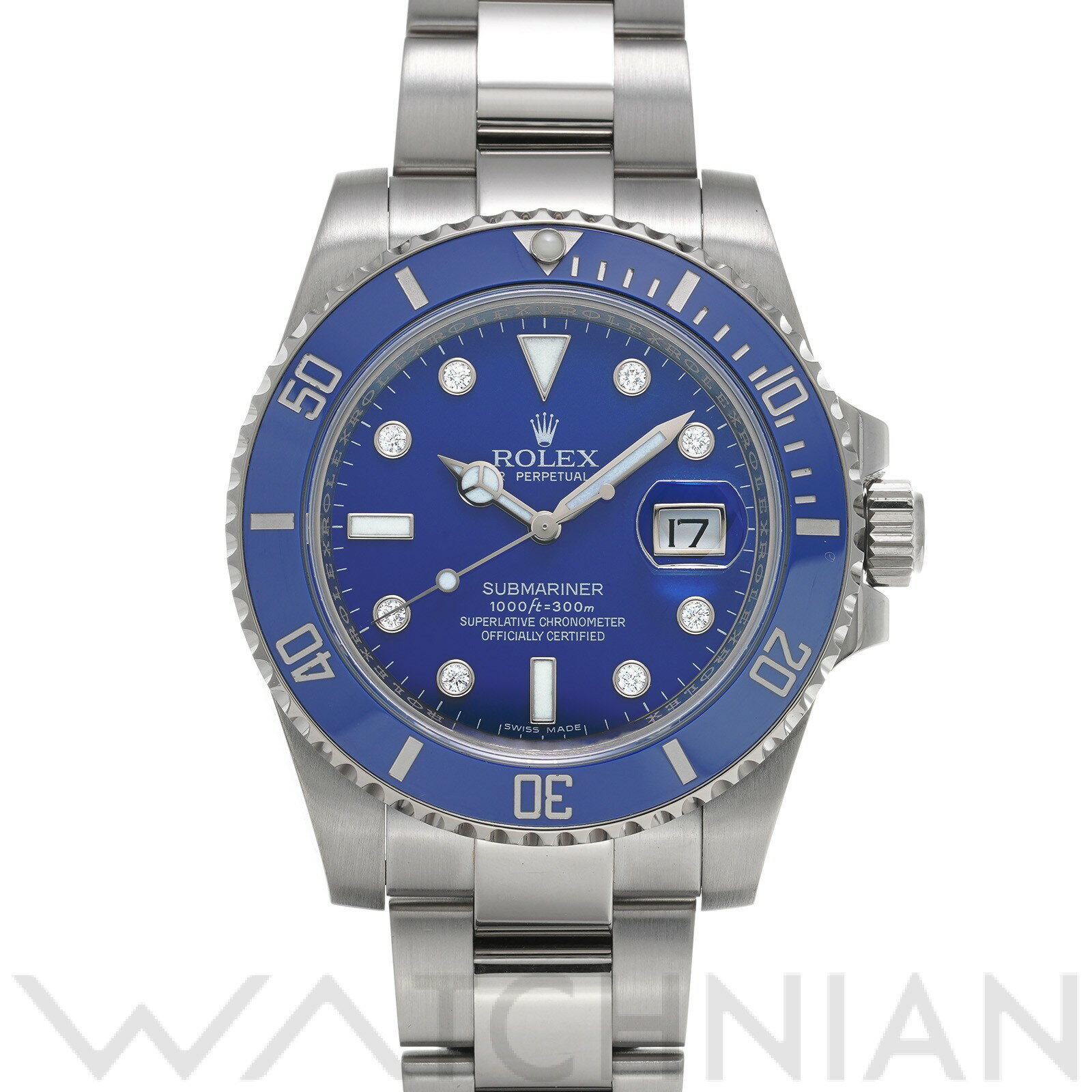 【中古】 ロレックス ROLEX サブマリーナ デイト 116619GLB ランダムシリアル ブルー ...