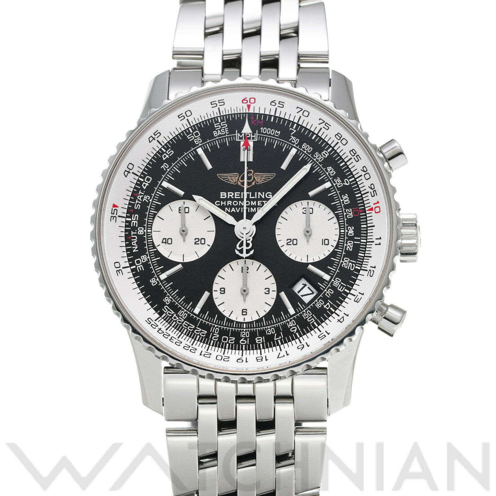 【中古】 ブライトリング BREITLING ナビタイマー A232B35NP ブラック/シルバー  ...
