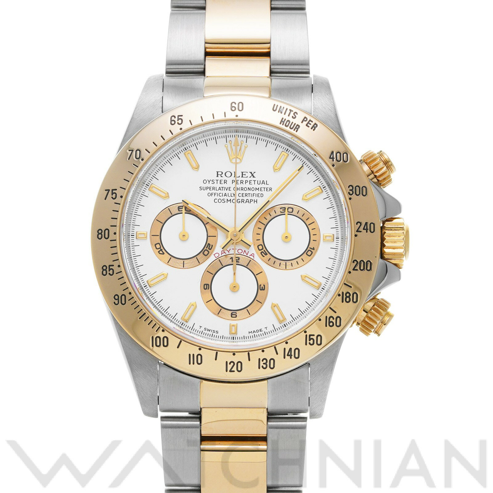【中古】 ロレックス ROLEX コスモグラフ デイトナ 16523 U番(1998年頃製造) ホワイト メンズ 腕時計