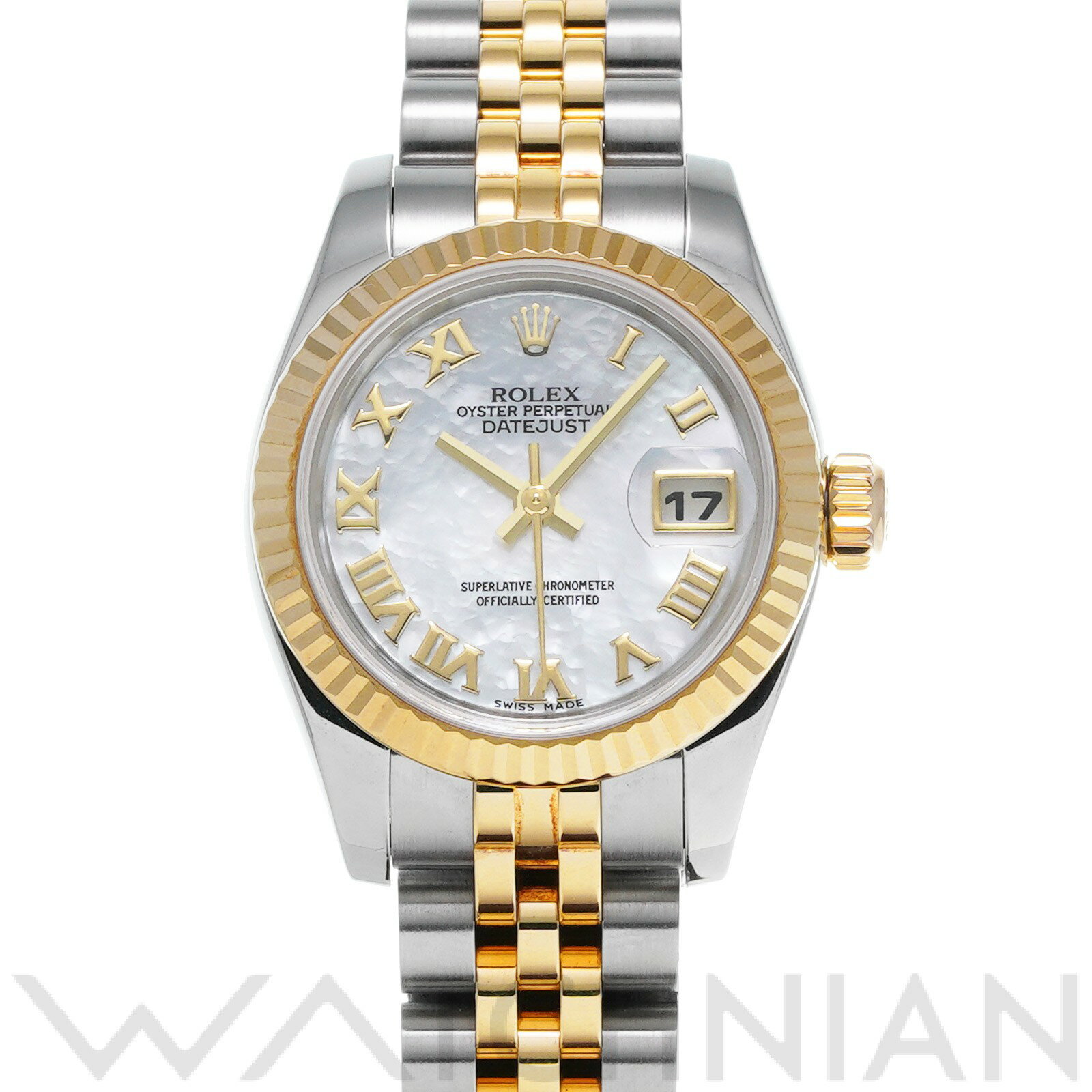 【中古】 ロレックス ROLEX レディ デイトジャスト 26 179173NR D番(2005年頃 ...