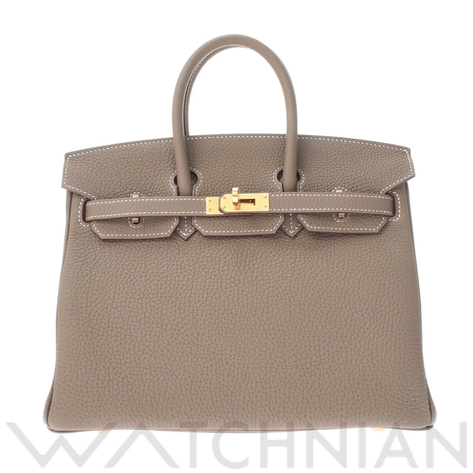 【新品】 エルメス HERMES バーキン 25 エトゥープ/ゴールド金具 トゴ レディース ハンドバッグのサムネイル