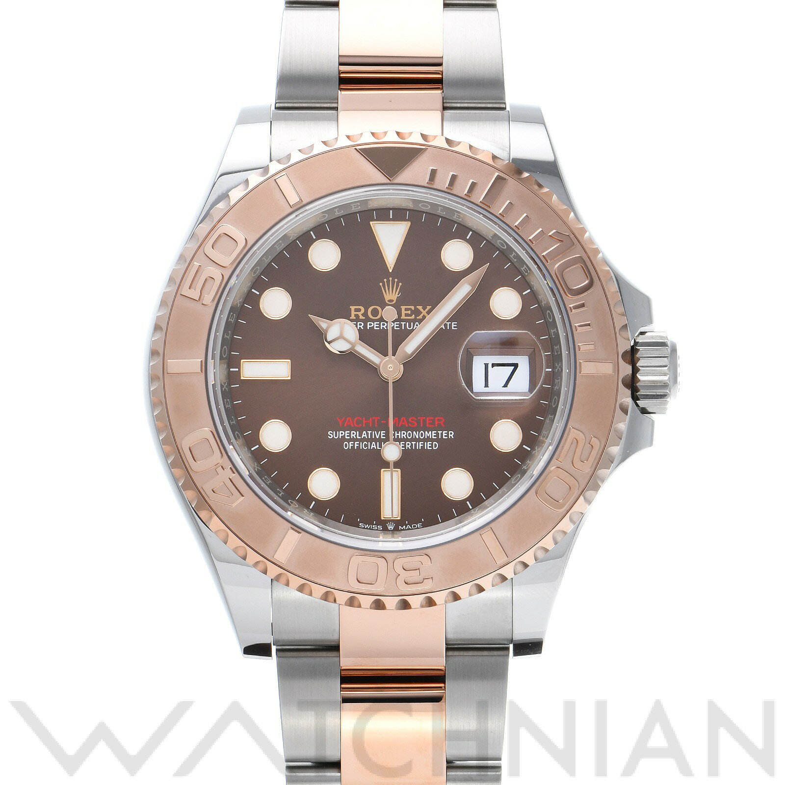 【全品ポイント2倍 5/30】【中古】 ロレックス ROLEX ヨットマスター 40 126621 ランダムシリアル チョコレート メンズ 腕時計