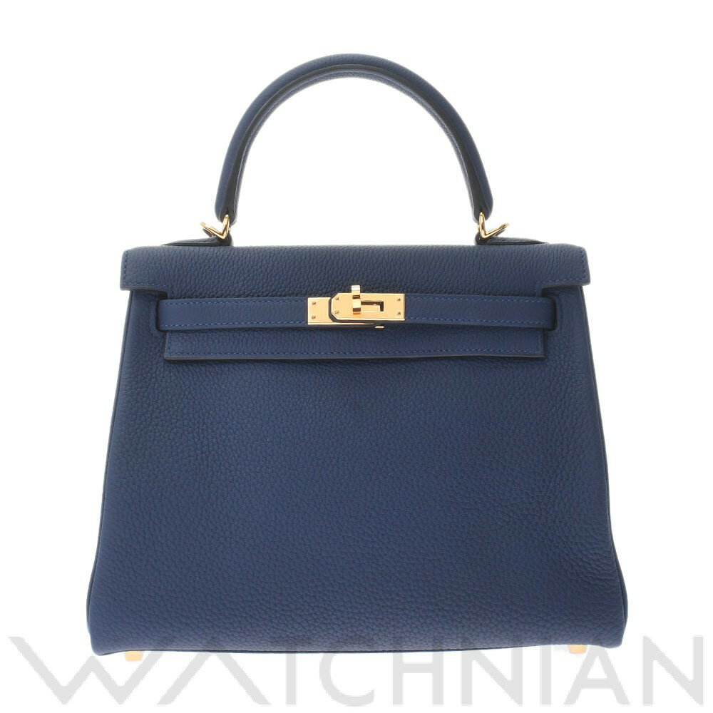 【未使用品】 エルメス HERMES ケリー 25 内縫い 2WAY ブルーサフィール/ゴールド金具 トゴ レディース ハンドバッグのサムネイル