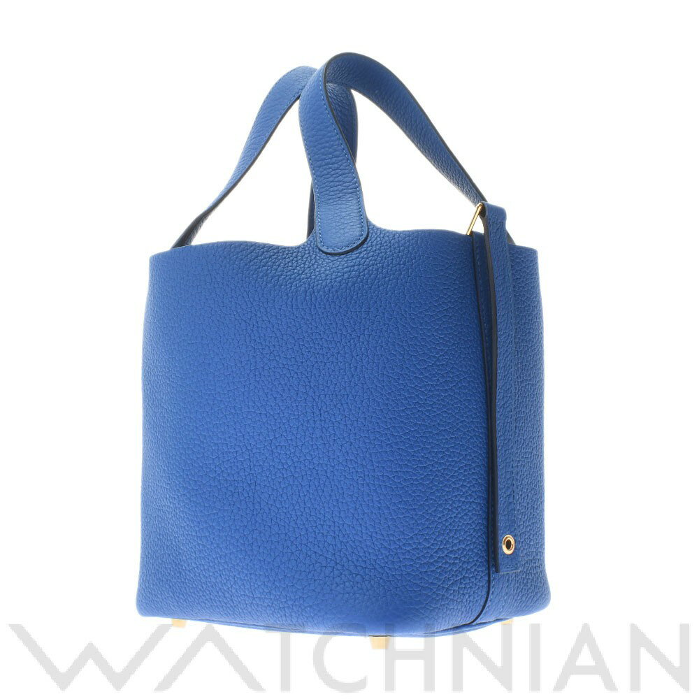 【未使用品】 エルメス HERMES ピコタンロックPM ブルーフランス/ゴールド金具 トリヨンモーリス レディース ハンドバッグのサムネイル