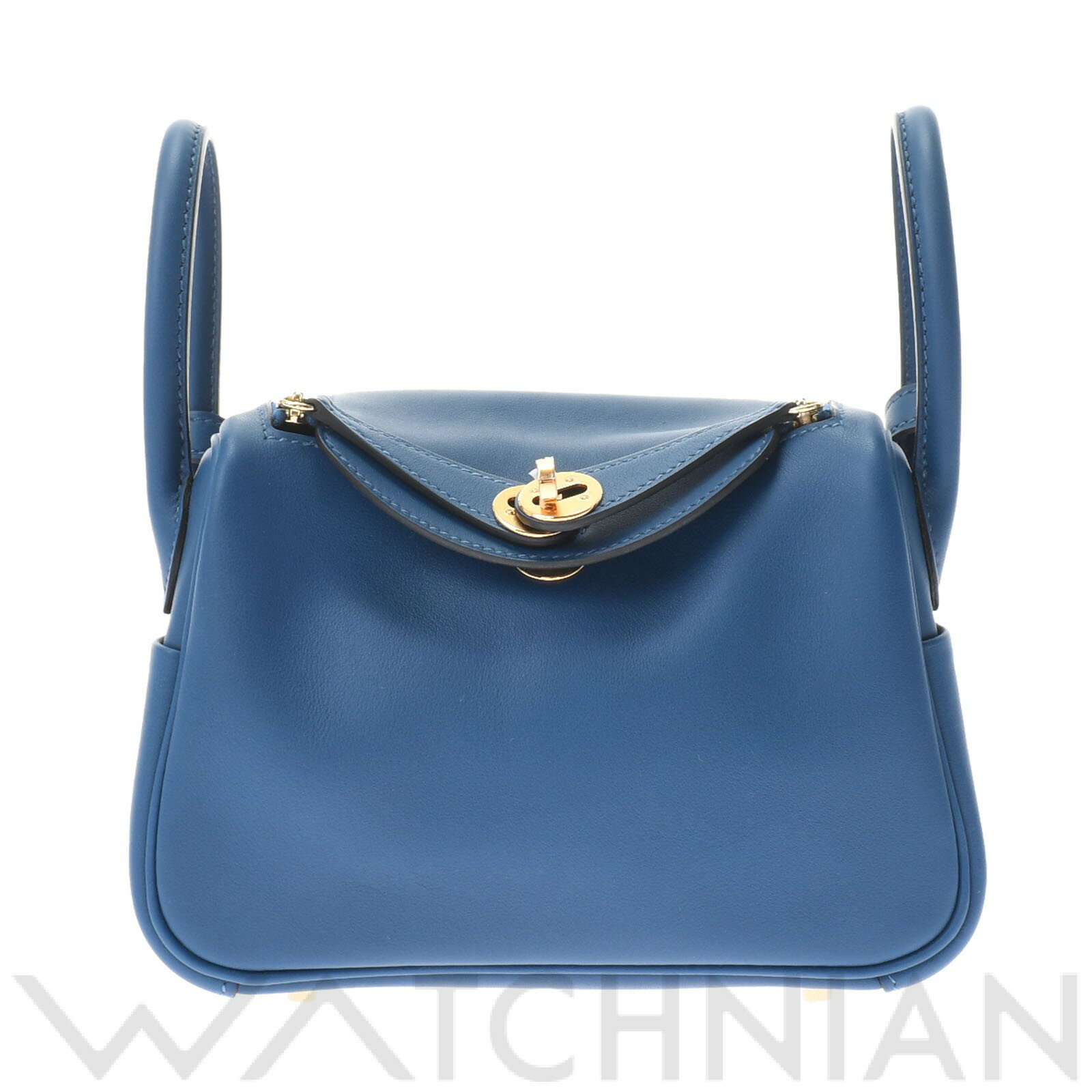 【新品】 エルメス HERMES リンディ ミニ 2WAY ディープブルー/ゴールド金具 ヴォースイフト レディース ショルダーバッグのサムネイル