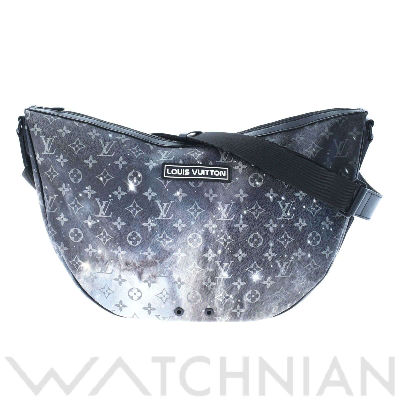 【中古】 ルイ ヴィトン LOUIS VUITTON モノグラムギャラクシー アルファホーボー ブラック M44164 モノグラムギャラクシーキャンバス/レザー メンズ ショルダーバッグのサムネイル