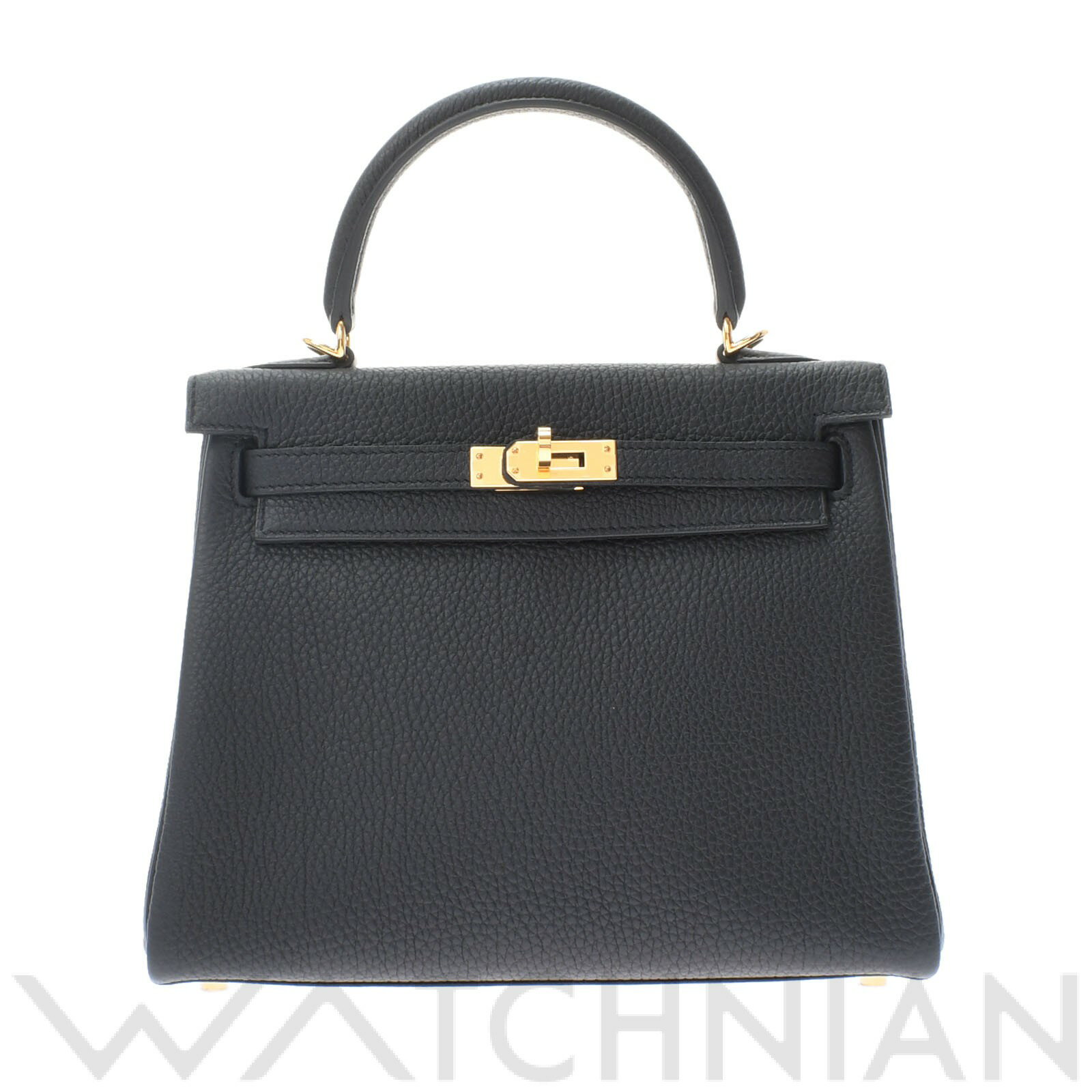 【未使用品】 エルメス HERMES ケリー 25 内縫い 2WAY 黒/ゴールド金具 トゴ レディース ハンドバッグのサムネイル