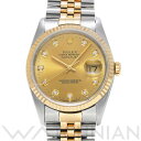 【中古】 ロレックス ROLEX デイトジャスト 16233G S番(1994年頃製造) シャンパン/ダイヤモンド メンズ 腕時計