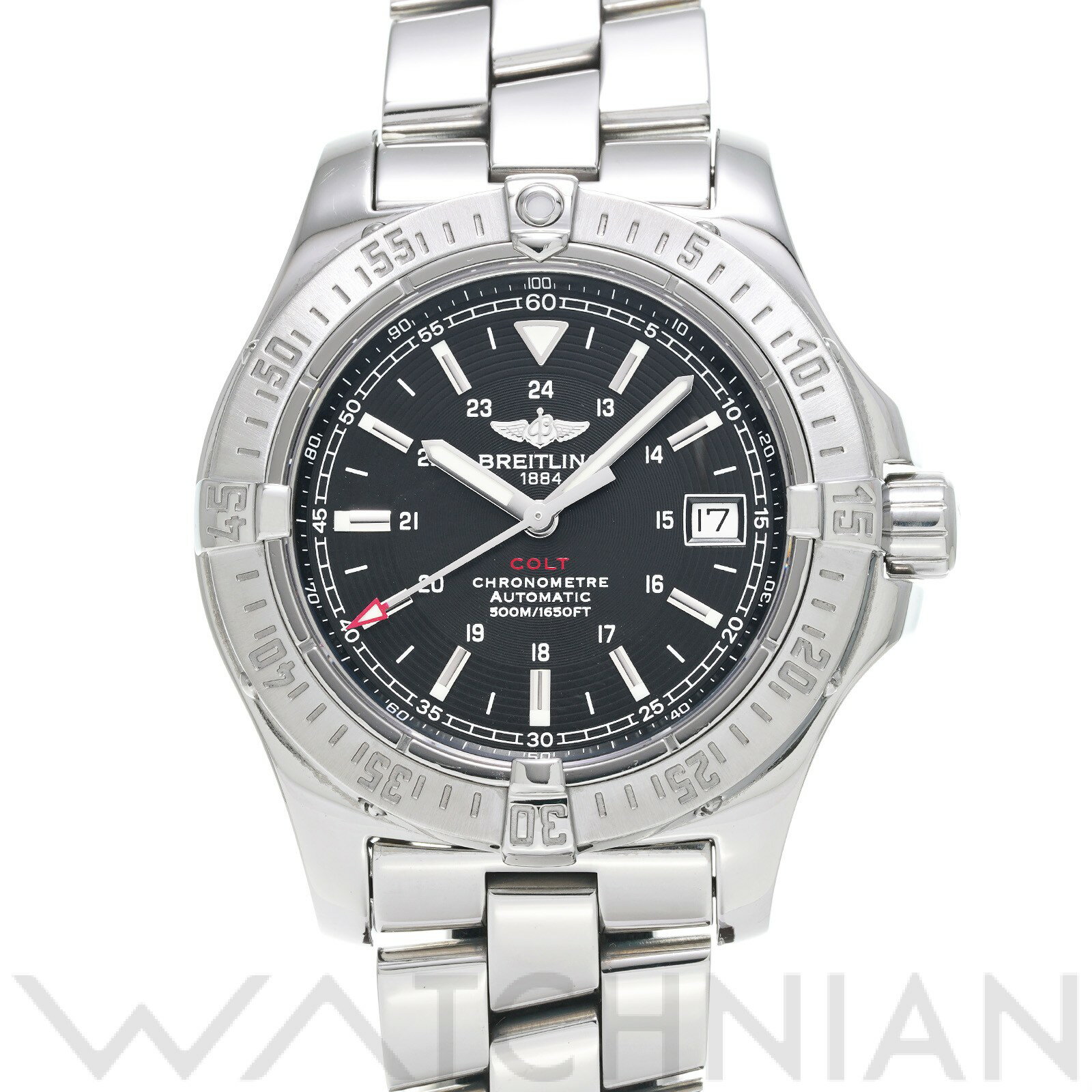 【中古】 ブライトリング BREITLING コルト オートマチック A178B84PRS ブラック ...