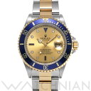 【中古】 ロレックス ROLEX サブマリーナ デイト 16613SG A番(1999年頃製造) シャンパン/サファイア/ダイヤモンド メンズ 腕時計