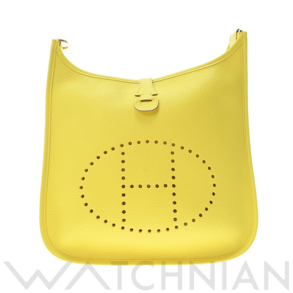 【中古】 エルメス HERMES エヴリン3 PM ライム/ゴールド金具 トリヨンクレマンス ユニセックス ショルダーバッグのサムネイル
