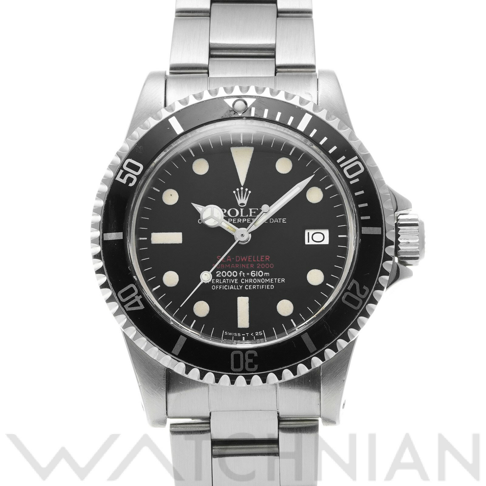 【中古】 ロレックス ROLEX シードゥエラー mark4 1665 42番台(1976年頃製造) ブラック メンズ 腕時計