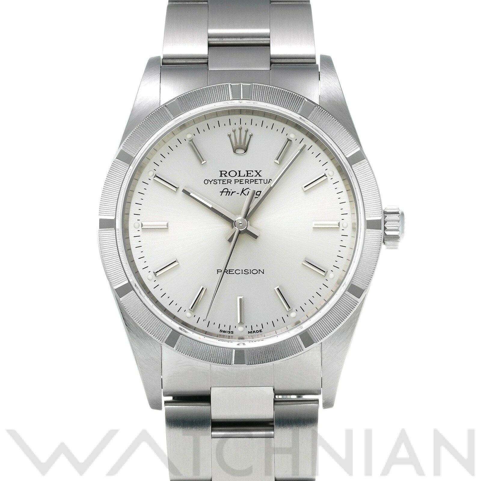 【中古】 ロレックス ROLEX エアキング 14010M Y番(2002年頃製造) シルバー メンズ 腕時計