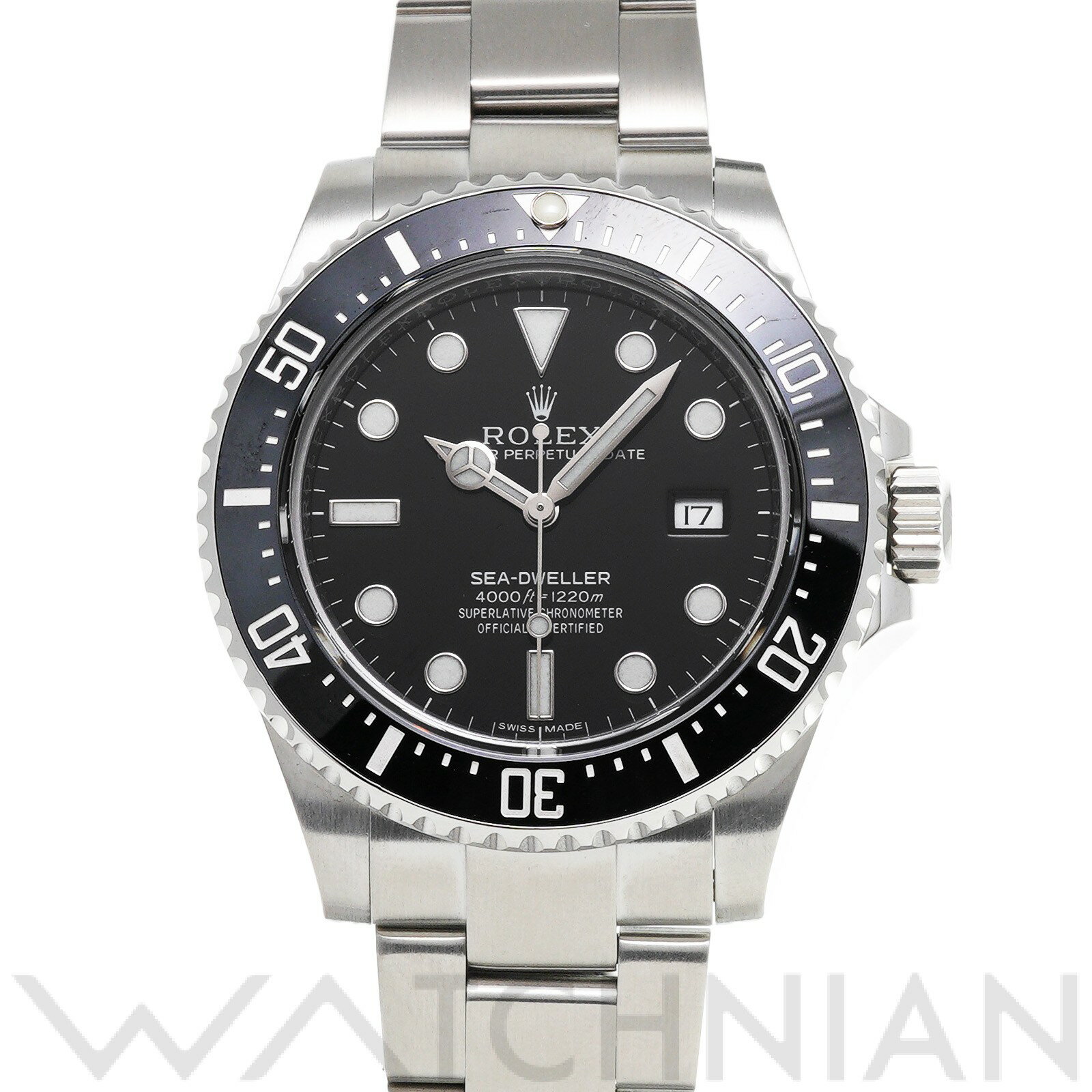 【中古】 ロレックス ROLEX シードゥエラー 4000 116600 ランダムシリアル ブラック メンズ 腕時計