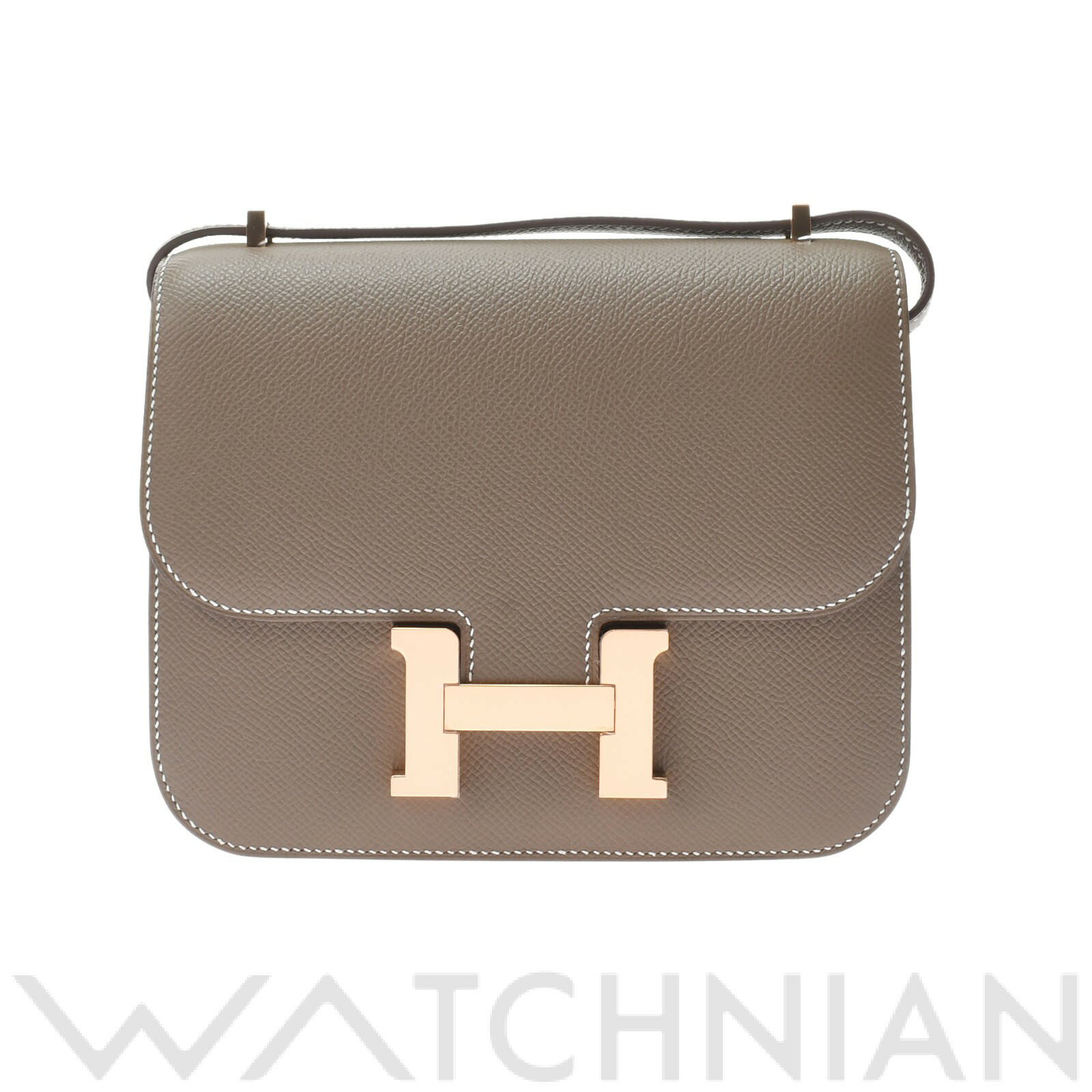 【新品】 エルメス HERMES コンスタンス ミニ18 エトゥープ/ローズゴールド金具 ヴォーエプソン レディース ショルダーバッグのサムネイル