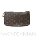 【中古】 ルイ ヴィトン LOUIS VUITTON モノグラム ポシェットアクセソワール ブラウン M51980 モノグラムキャンバス レディース アクセサリーポーチ