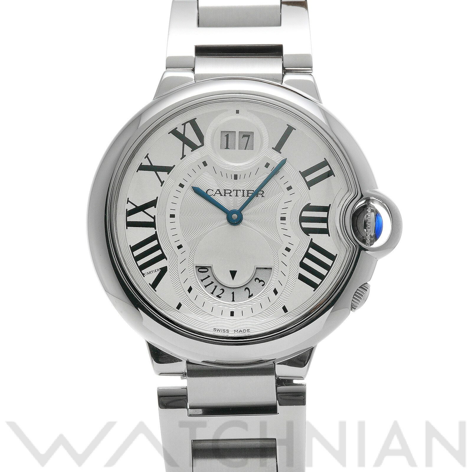 【中古】 カルティエ CARTIER バロンブルー ドゥ カルティエ 2タイムゾーン W692001 ...