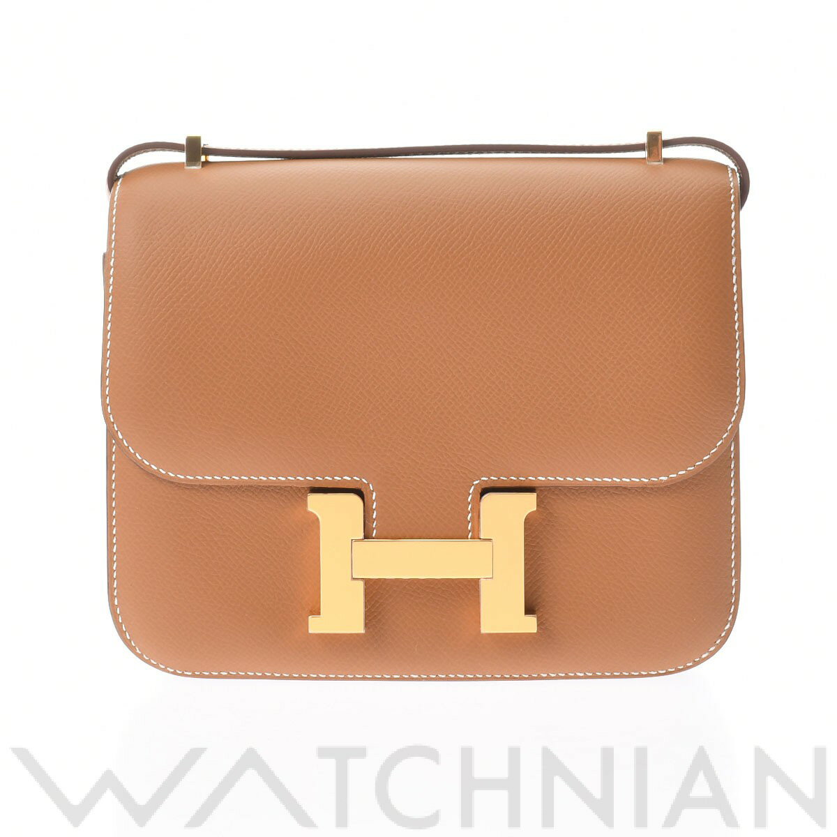 【新品】 エルメス HERMES コンスタンス ミニ18 ゴールド/ゴールド金具 ヴォーエプソン レディース ショルダーバッグのサムネイル