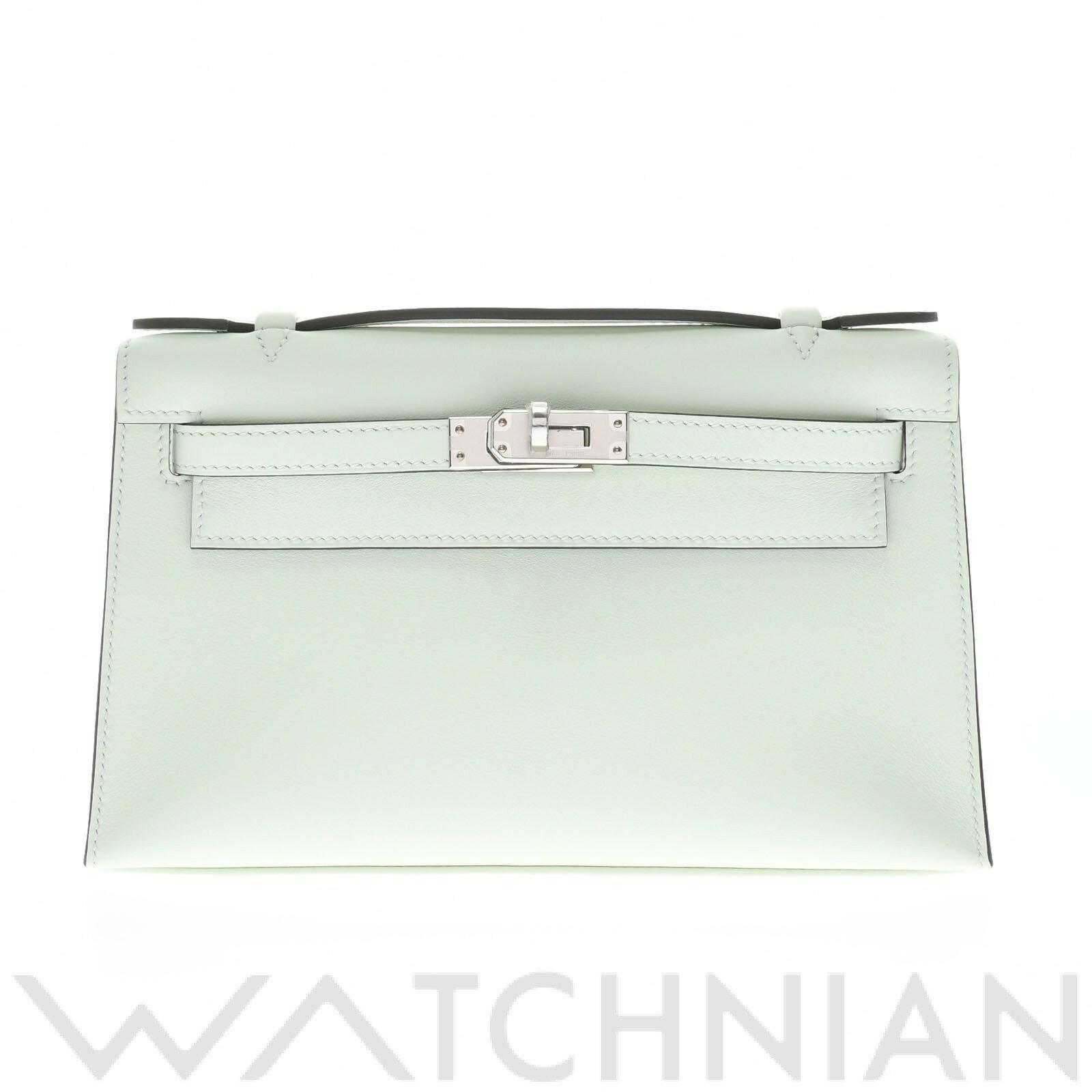 【新品】 エルメス HERMES ポシェットケリー ヴェールフィズ/パラジウム金具 ヴォースイフト レディース ハンドバッグのサムネイル