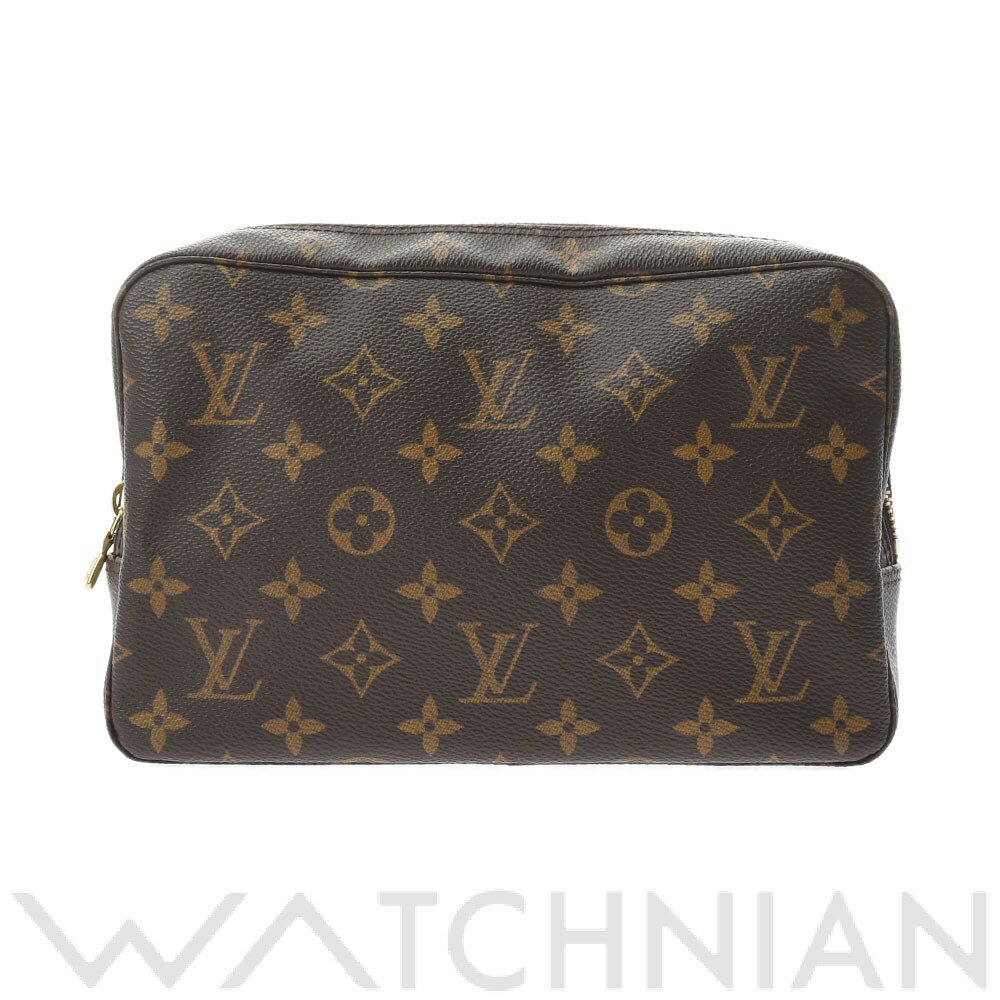 【中古】 ルイ ヴィトン LOUIS VUITTON モノグラム トゥルーストワレット23 ブラウン M47524 モノグラムキャンバス レディース ポーチ