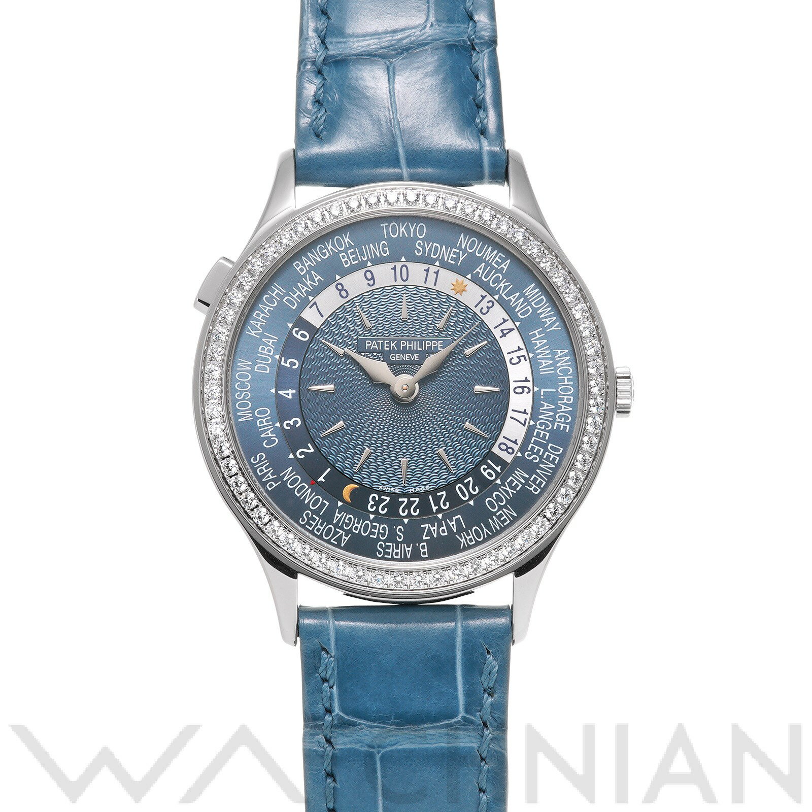 【中古】 パテック フィリップ PATEK PHILIPPE コンプリケーション ワールドタイム 7130G-016 ブルーグレー レディース 腕時計のサムネイル